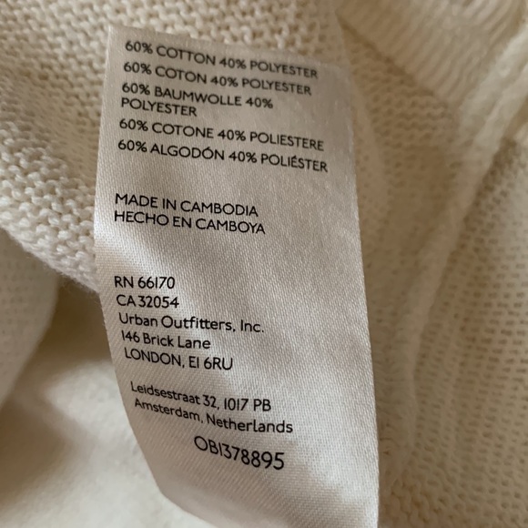 Free People We The Free Anyway Tee Gardenia Off White Size L NWT - Picture 9 of 9